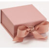 Magnetic Folding Box With Ribbon Closure