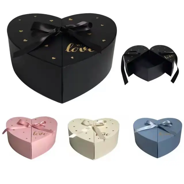 Dropship 20 Pcs Diamond Heart Shape Single Rose Packaging Bag Flower  Wrapping Paper Cellophane Florist Paper Gift Wrapping, Black to Sell Online  at a Lower Price